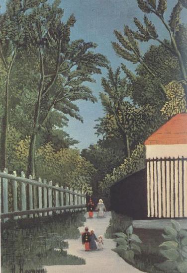 Henri Rousseau View of Montsouris Park oil painting image